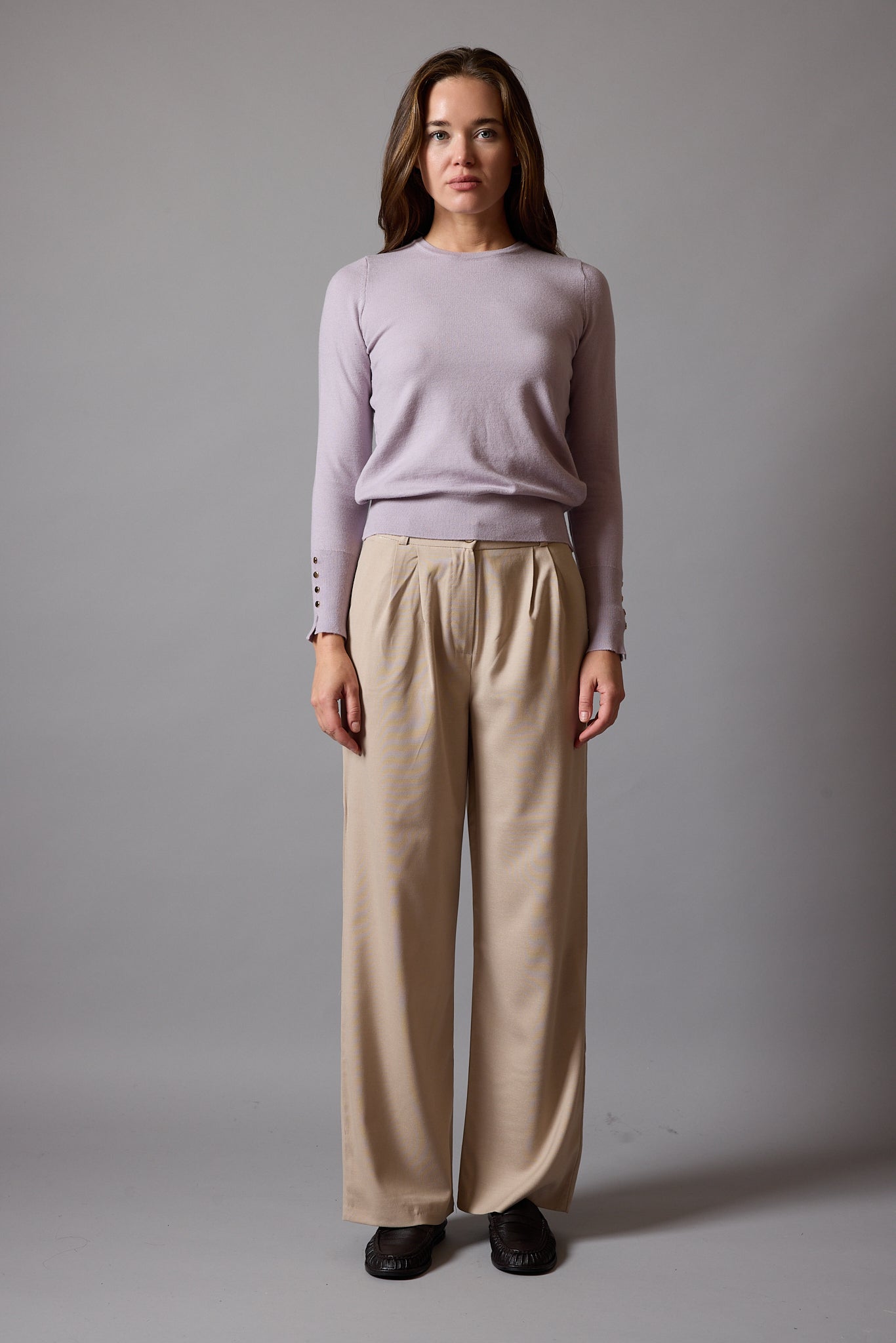 CIFT PILELI PALAZZO PANTOLON BEIGE