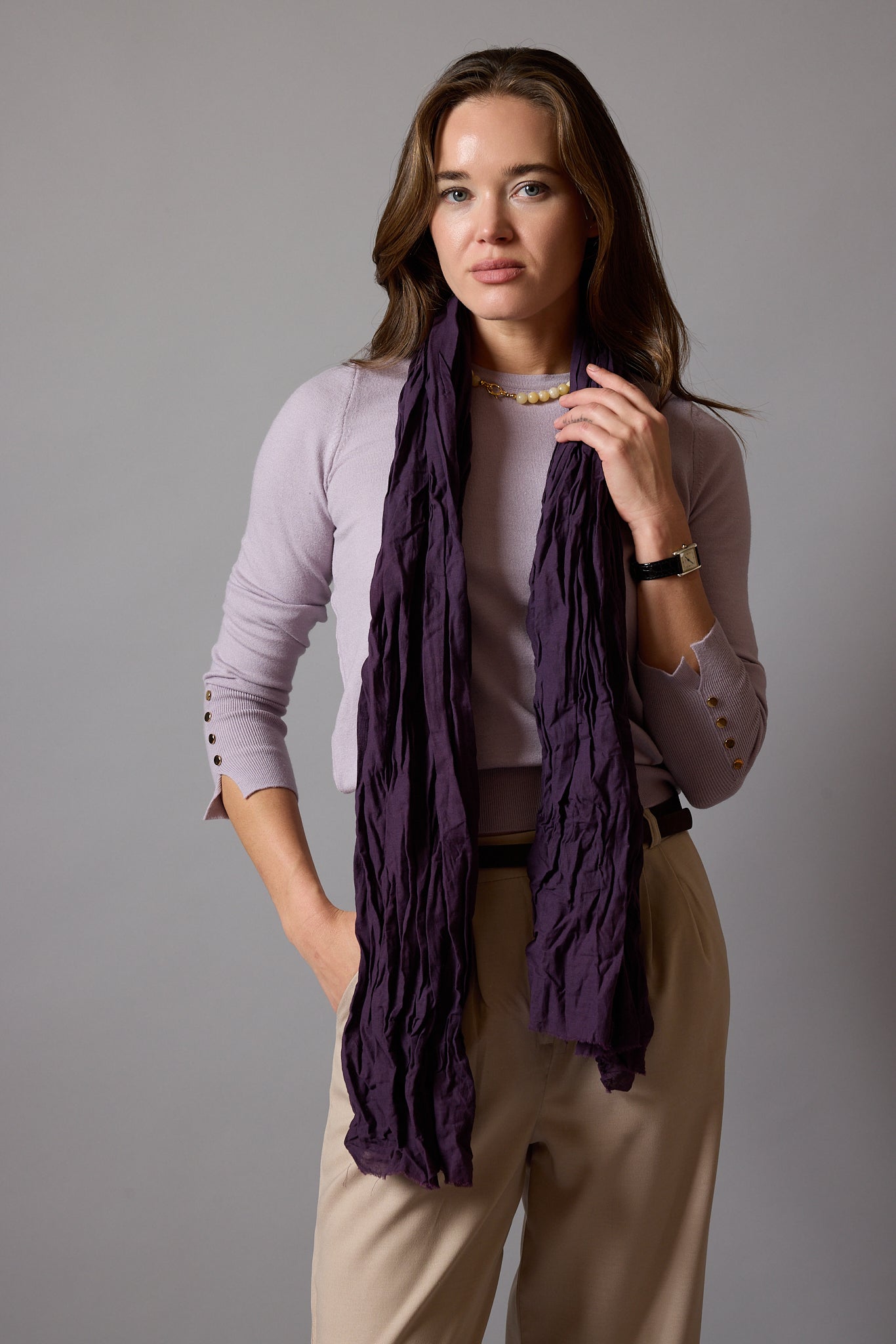 BLACK MULBERRY ORGANIK PAMUK HANDMADE SAL