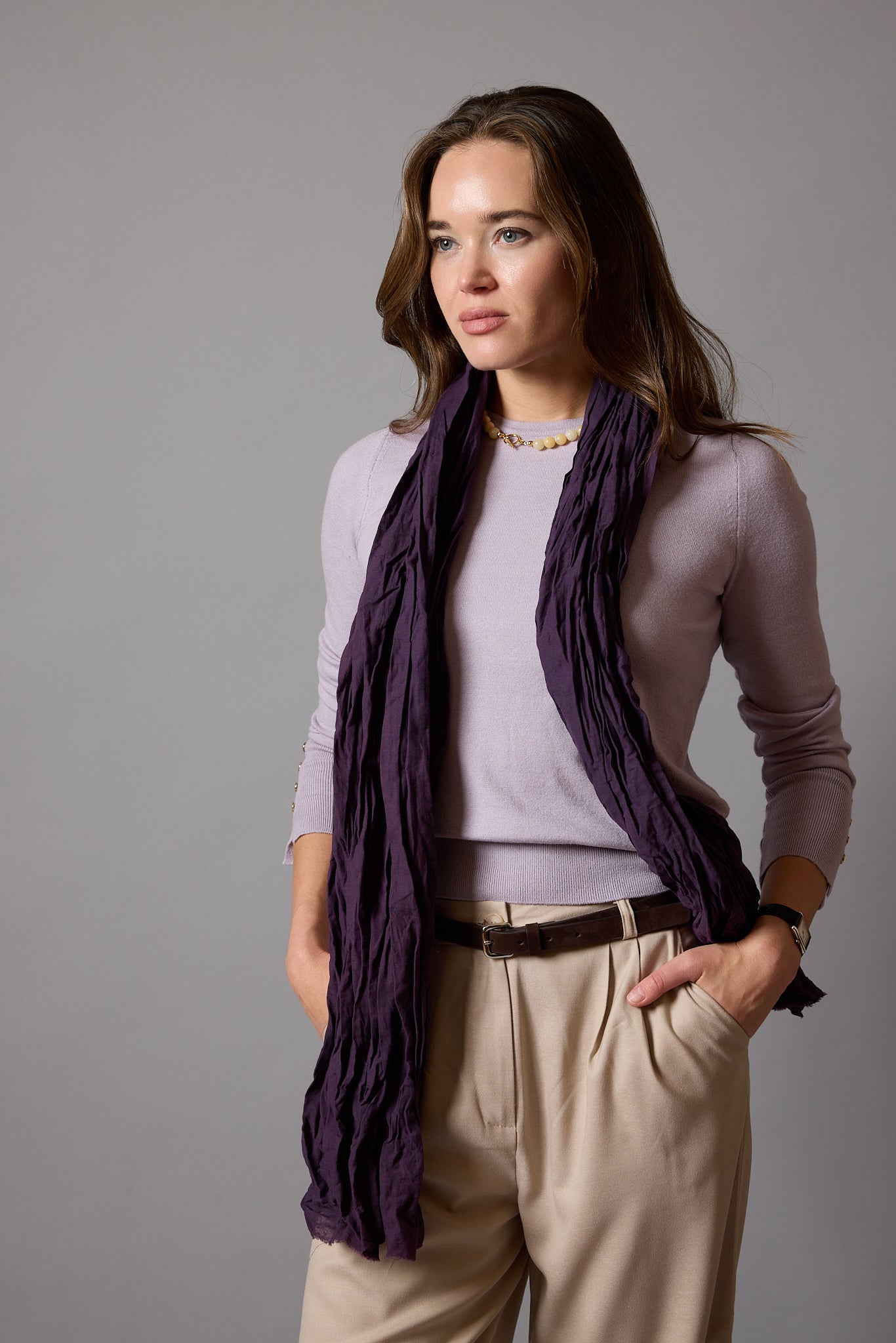 BLACK MULBERRY ORGANIK PAMUK HANDMADE SAL