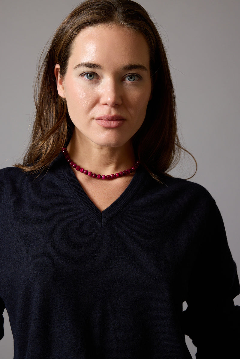 MATIERE ROUGE CORAL NECKLACE