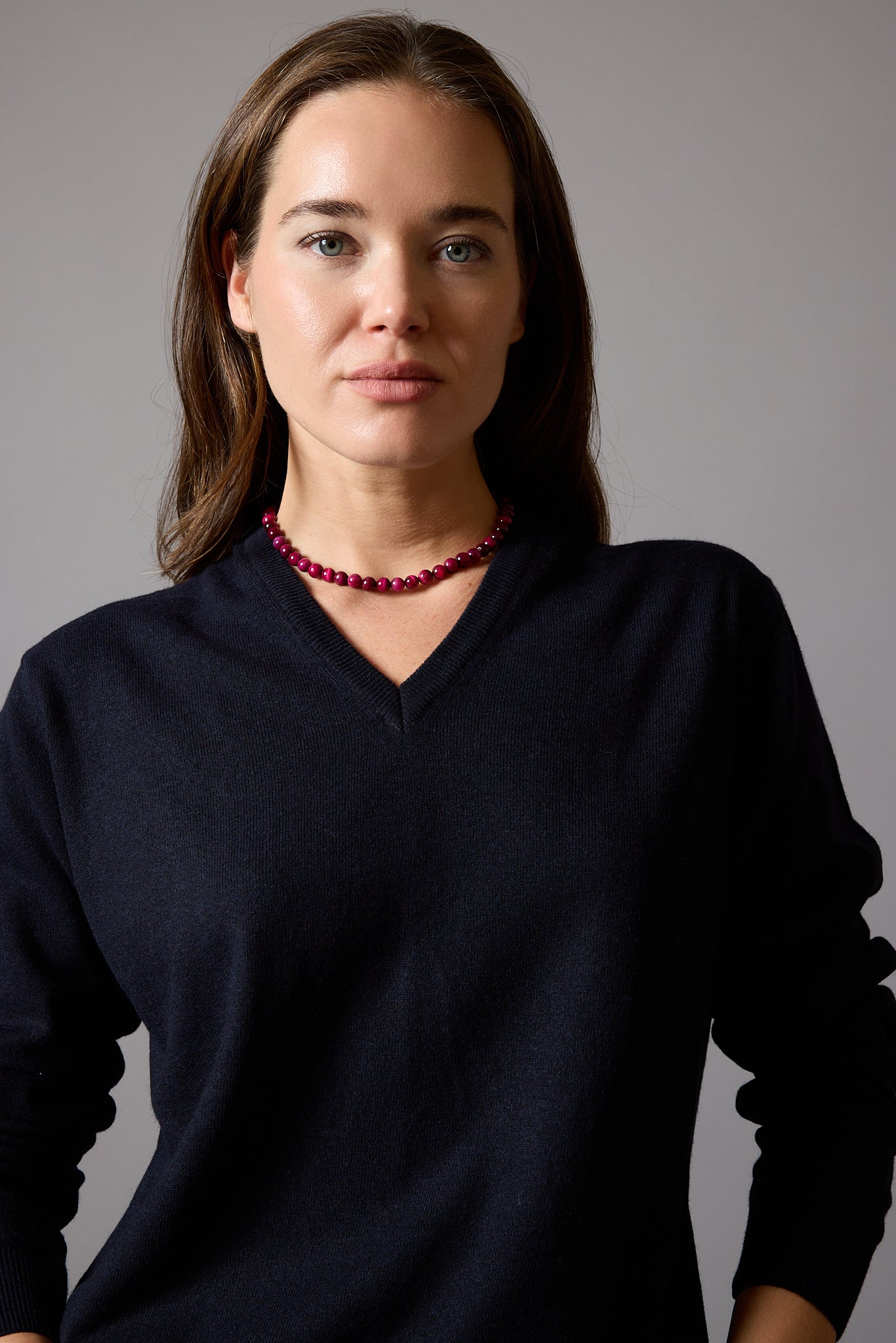ROSE SAUVAGE KOLYE