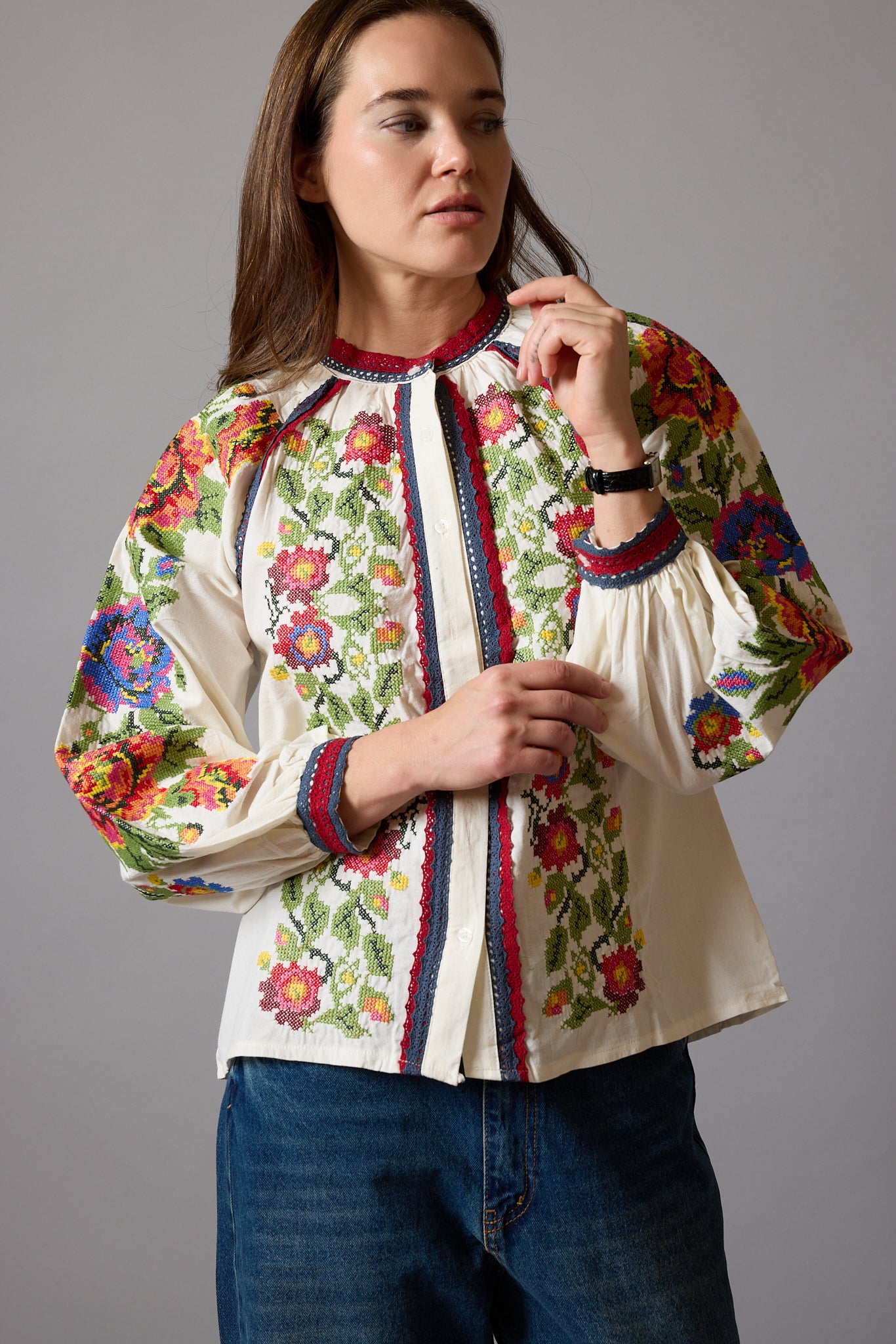 CLAIR DE ROSE NAKISLI GOMLEK