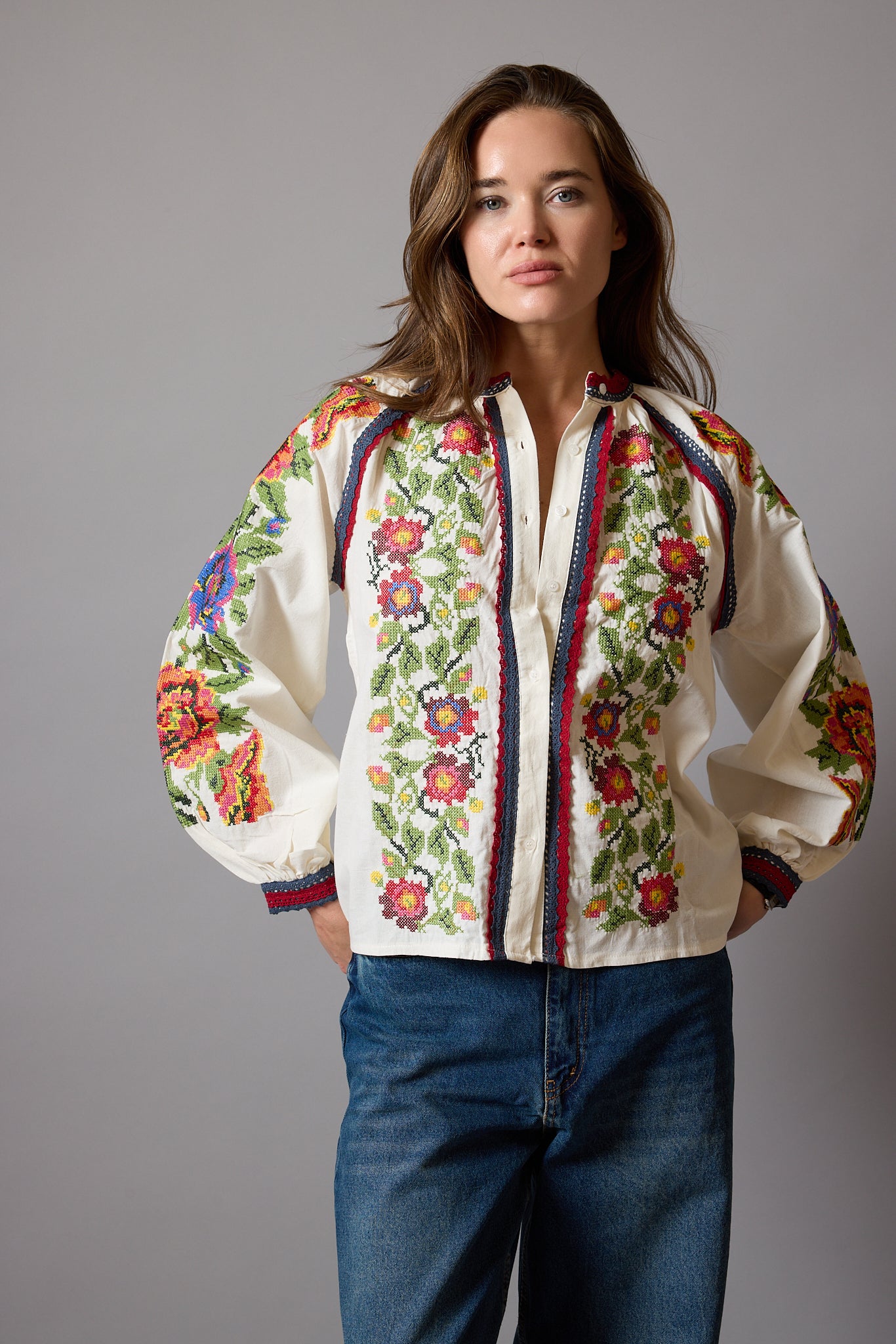 CLAIR DE ROSE NAKISLI GOMLEK