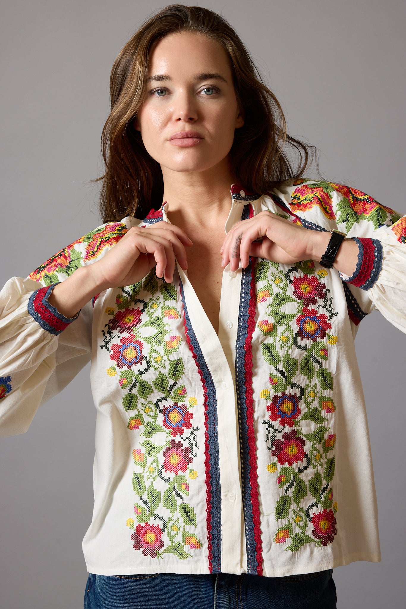 CLAIR DE ROSE NAKISLI GOMLEK