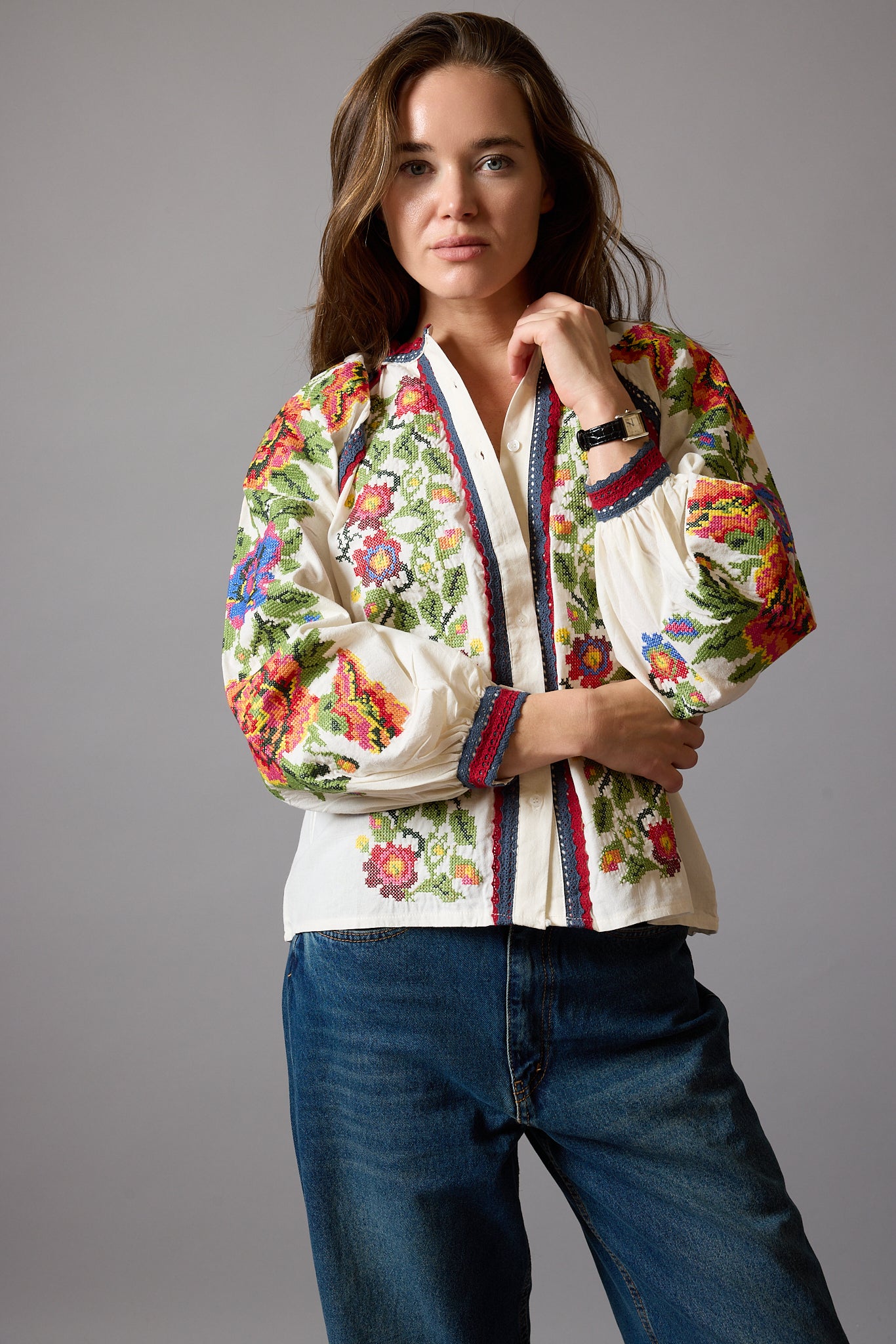 CLAIR DE ROSE NAKISLI GOMLEK