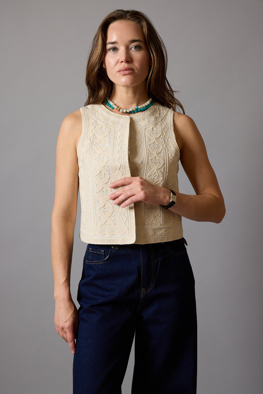 MATIERE ROUGE CORAL NECKLACE