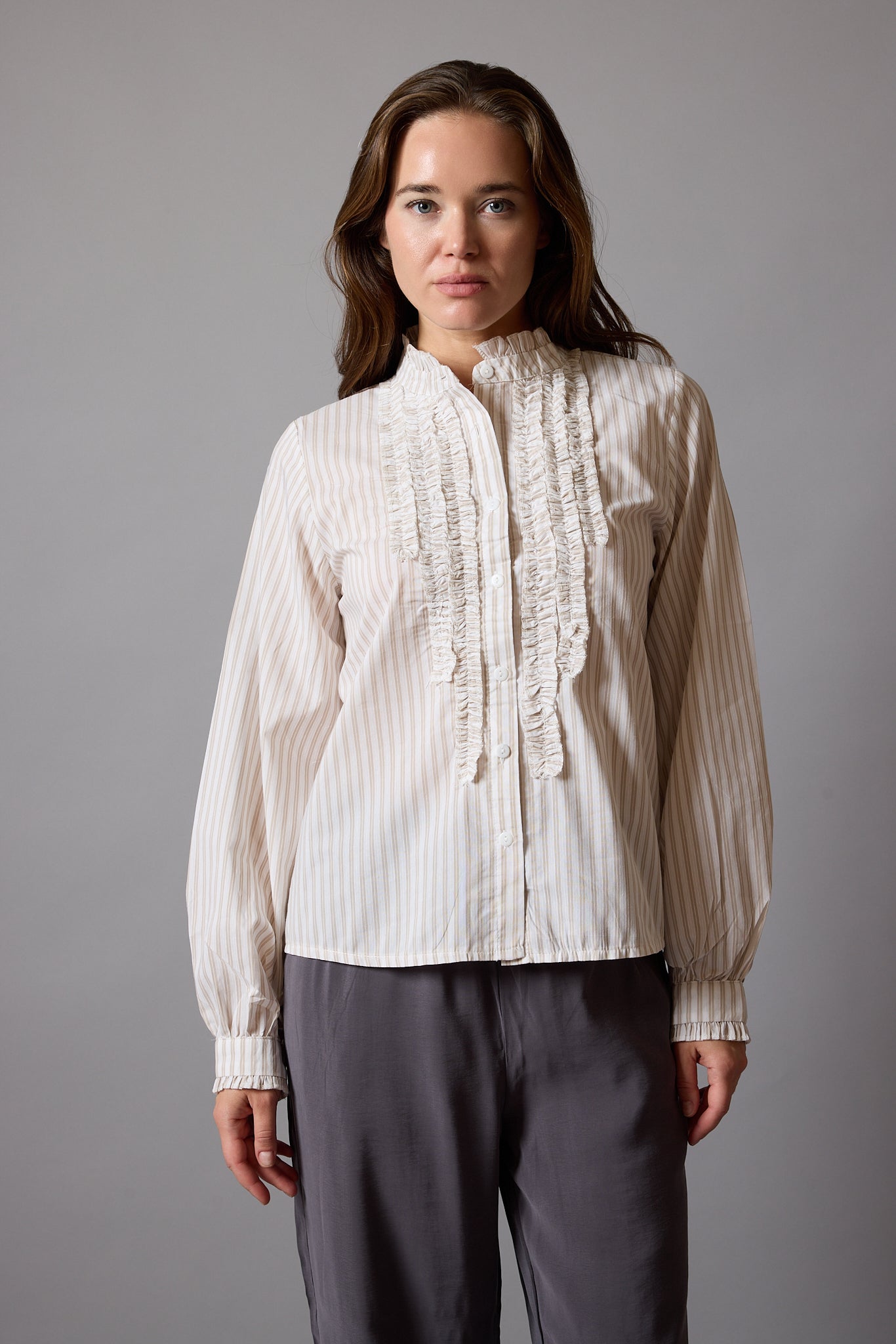 FLEUR FIRFIRLI GOMLEK BEIGE