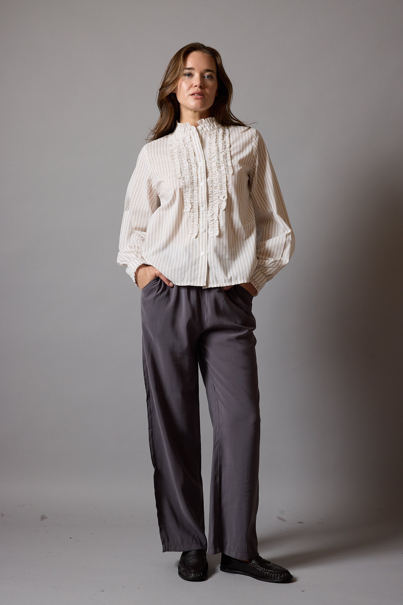 FLEUR FIRFIRLI GOMLEK BEIGE