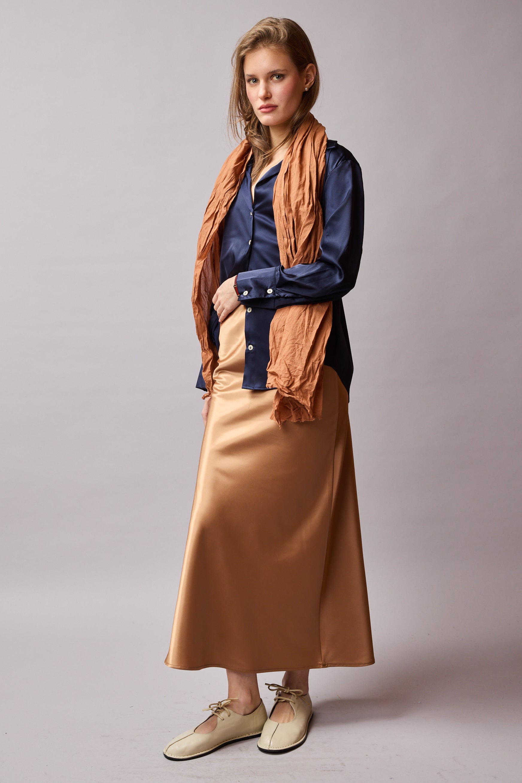 Rotten Mandarin Organik Pamuk Handmade Şal