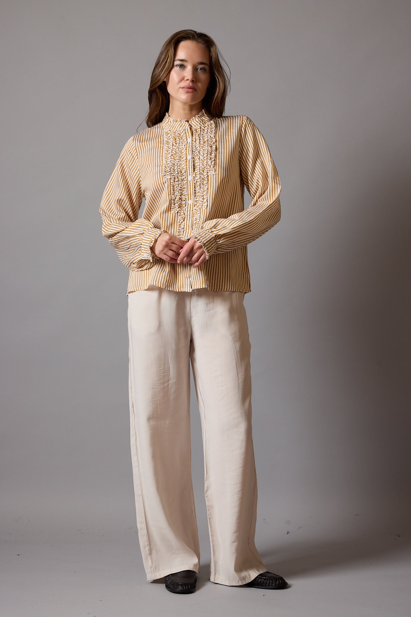 FLEUR FIRFIRLI GOMLEK YELLOW