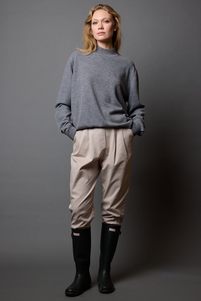 YUN BALIKCI YAKA UNISEX KAZAK GRI