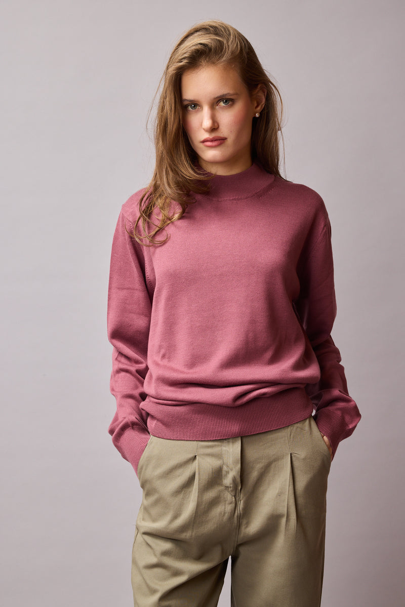PAMUK BALIKCI YAKA UNISEX KAZAK ROSE