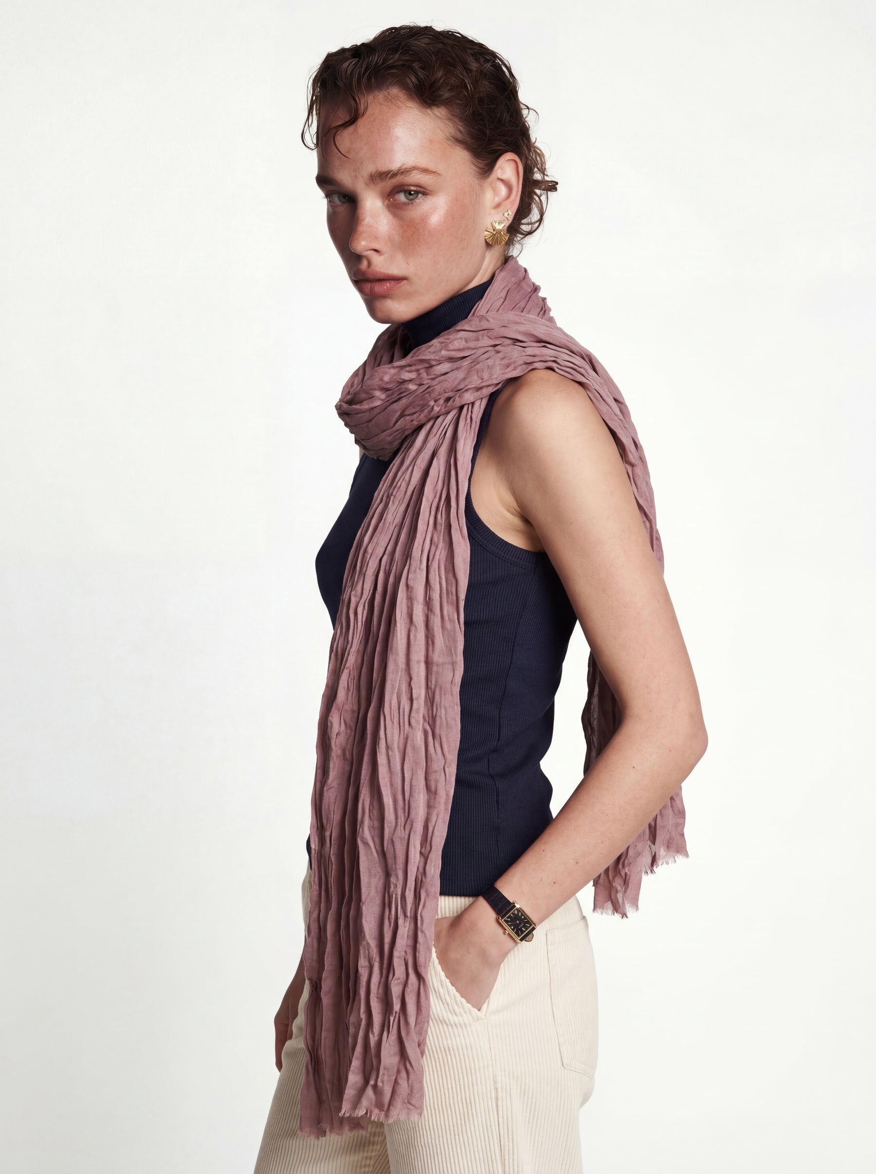 Poudre Lavande Shawl