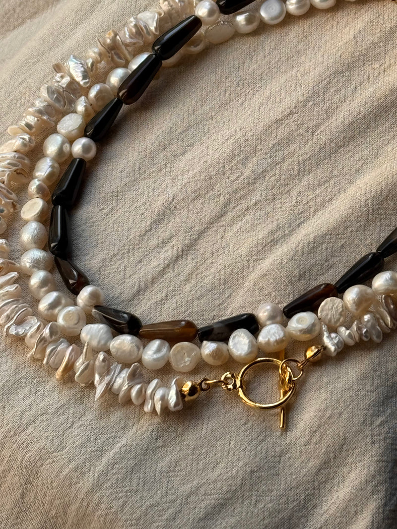 MATIERE ROUGE CORAL NECKLACE