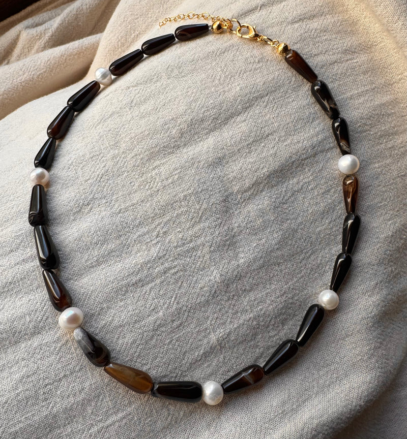 MATIERE ROUGE CORAL NECKLACE
