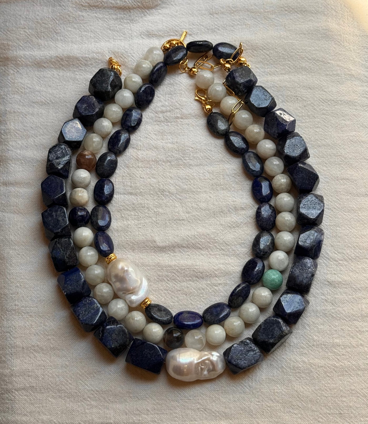 SAPPHIRUS LAPIS LAZULLI KOLYE