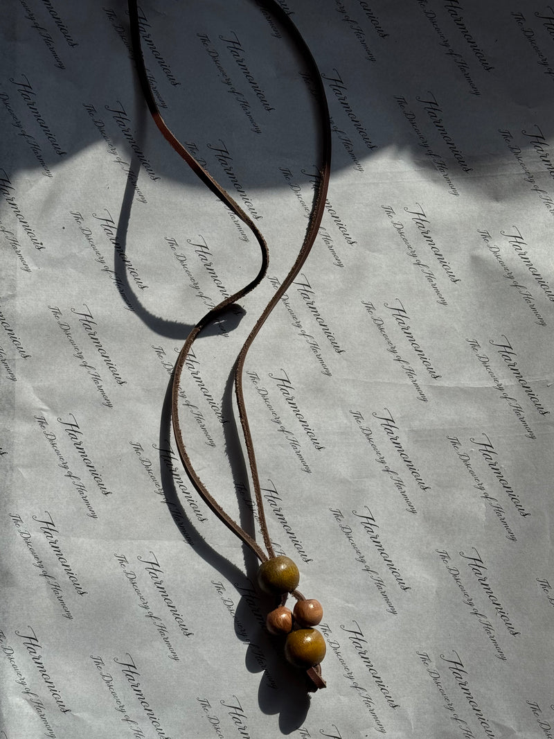 MATIERE ROUGE CORAL NECKLACE