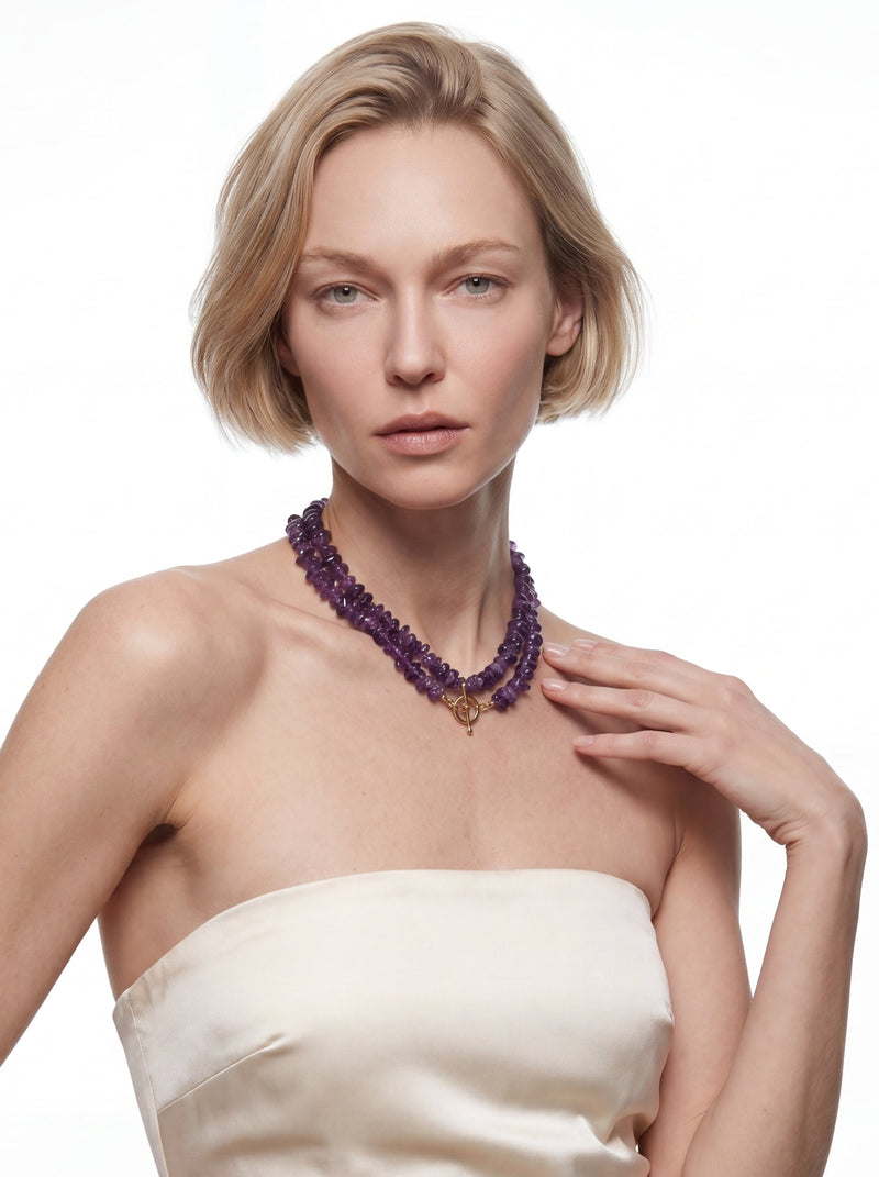 VIOLETTE SAUVAGE KOLYE