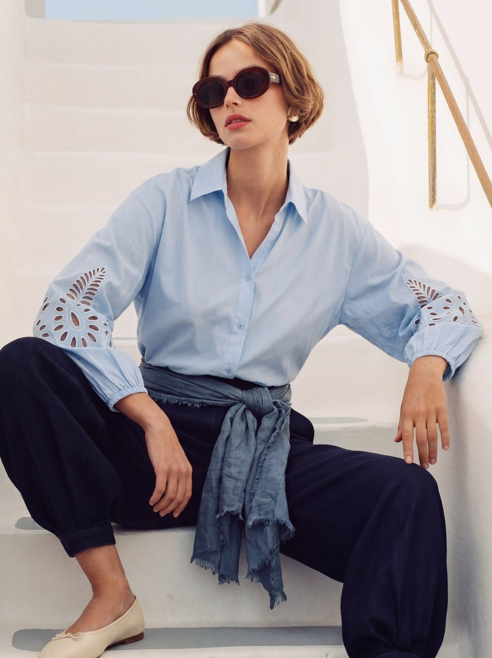 HELOISE DELIK ISI BLUZ MAVI