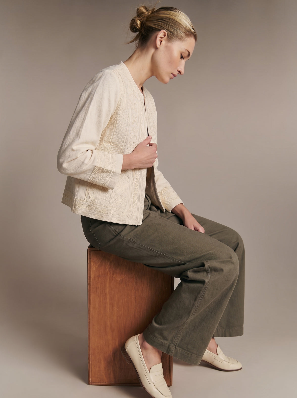 Elsa gömlek ceket — HARMONIOUS AW26 The Country House