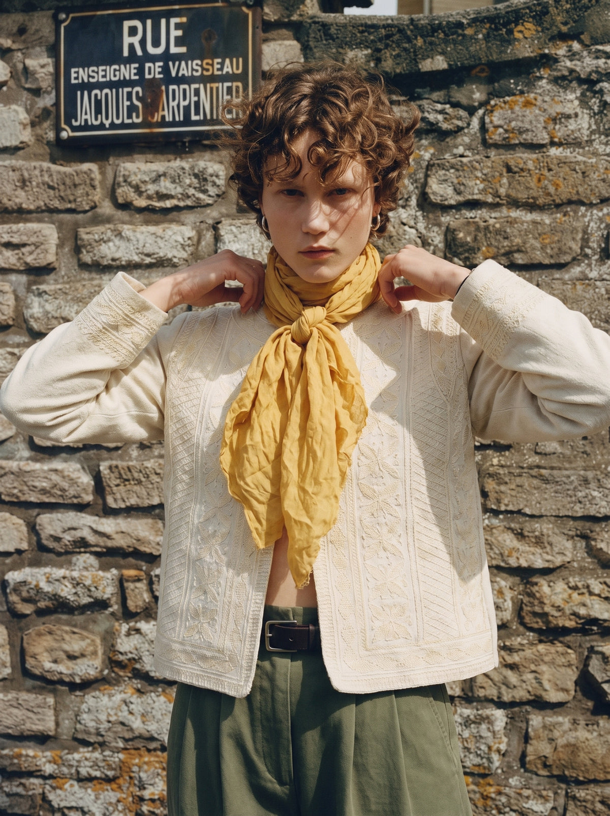 Mustard fular — HARMONIOUS AW26 The Country House