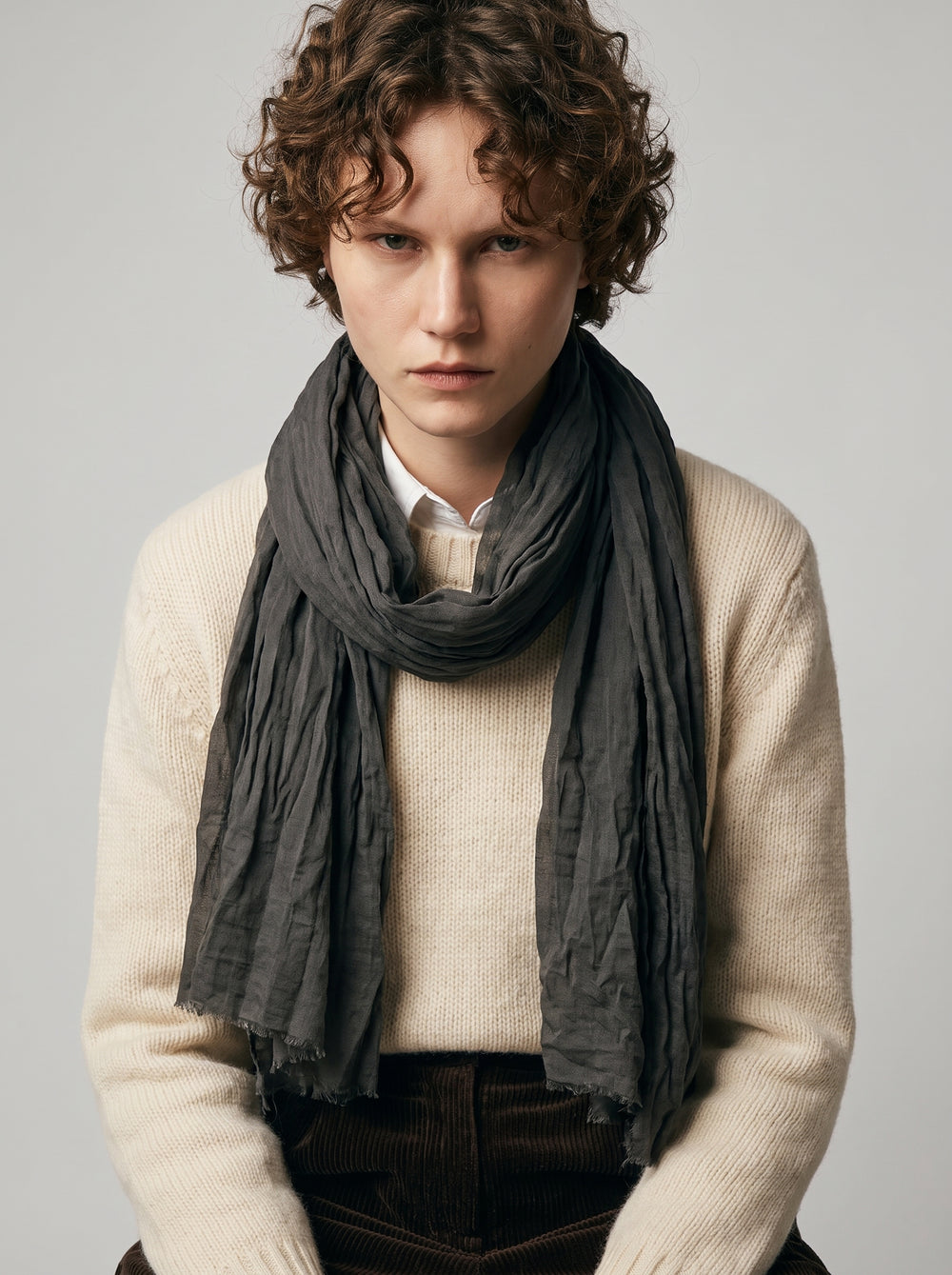 Grey organik pamuk Sal — HARMONIOUS AW26 The Country House