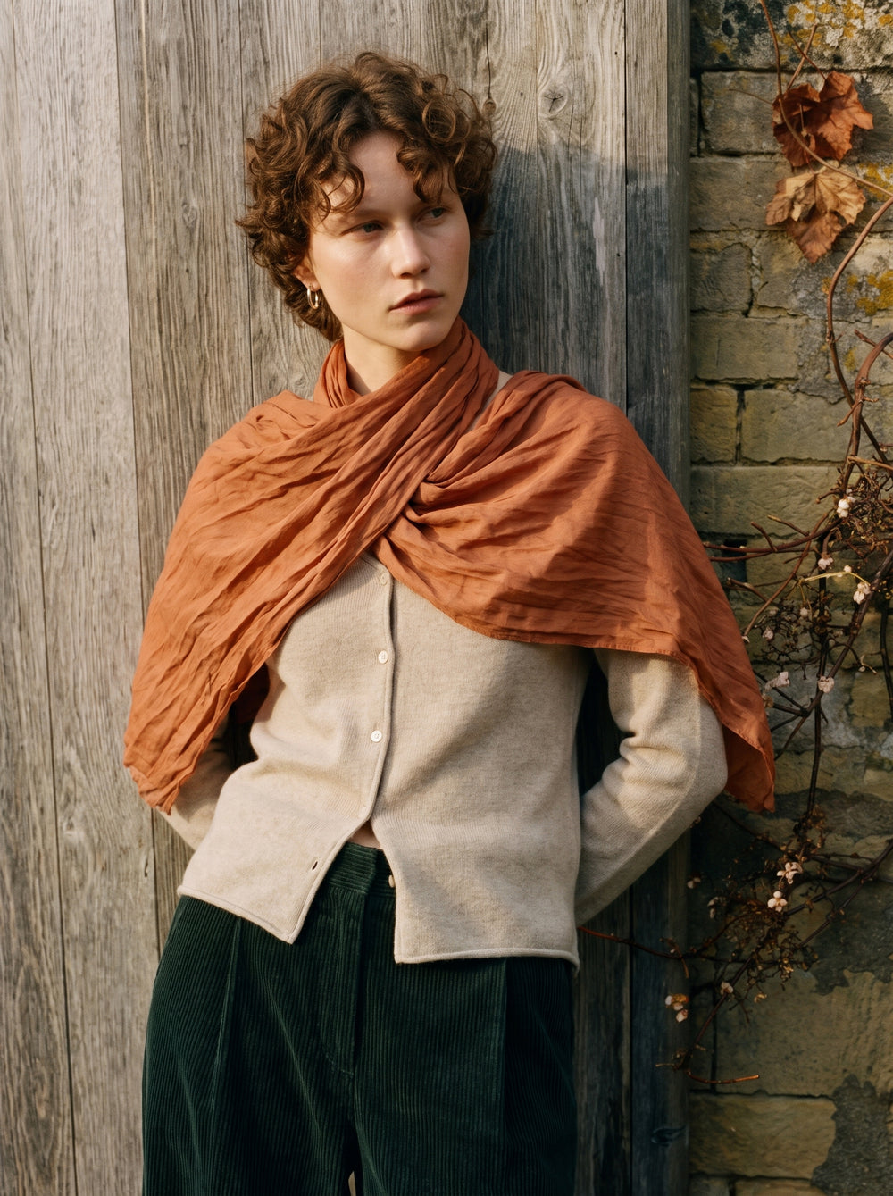 Rotten Mandarin organik pamuk Sal — HARMONIOUS AW26 The Country House
