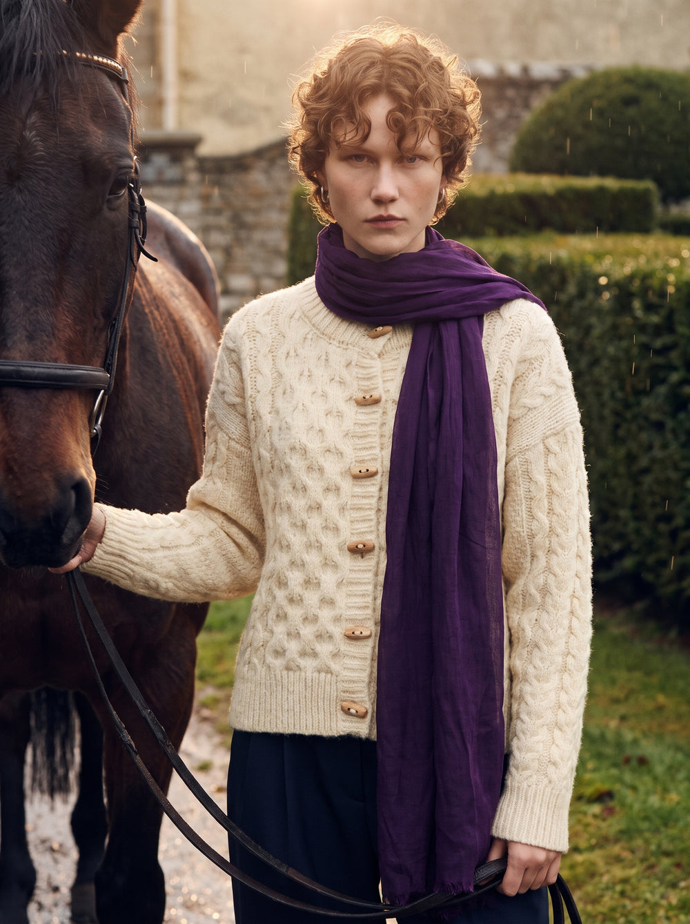 Violette organik pamuk Sal — HARMONIOUS AW26 The Country House