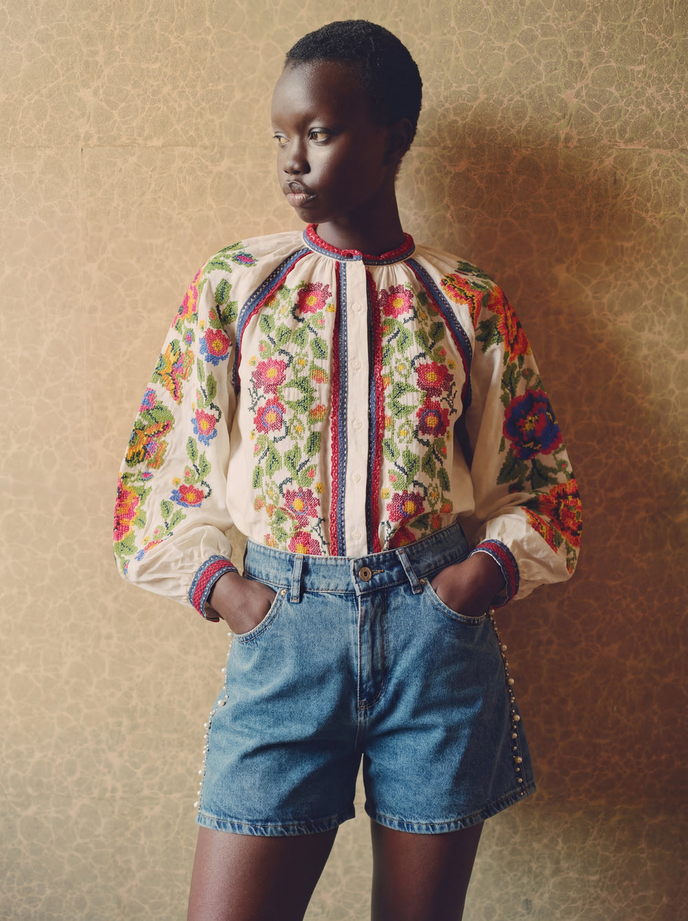 CLAIR DE ROSE NAKISLI GOMLEK