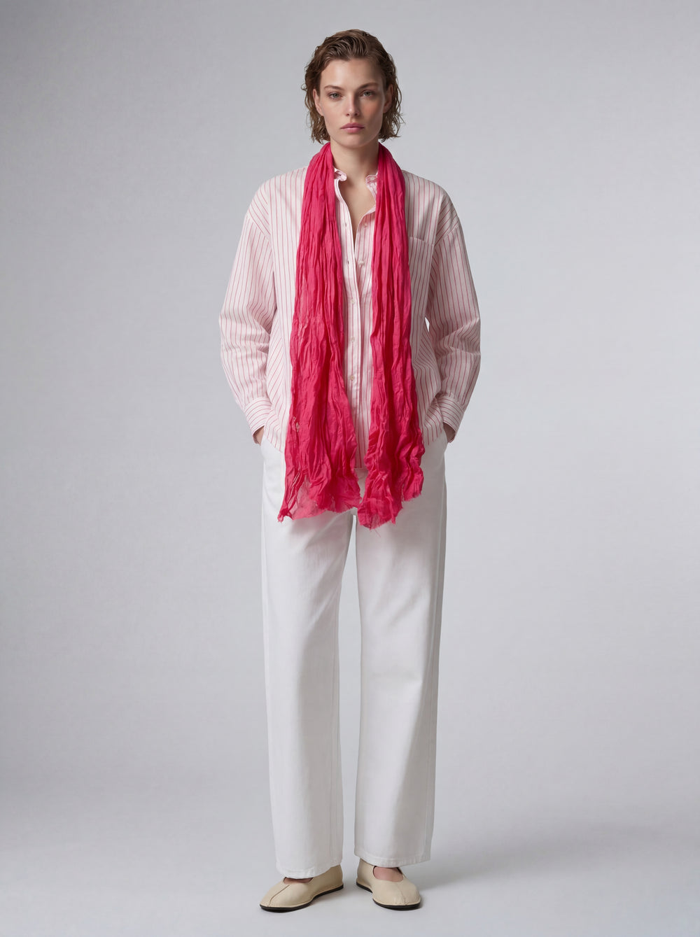 Cherry Pink Ultra Light Pareo - Shawl
