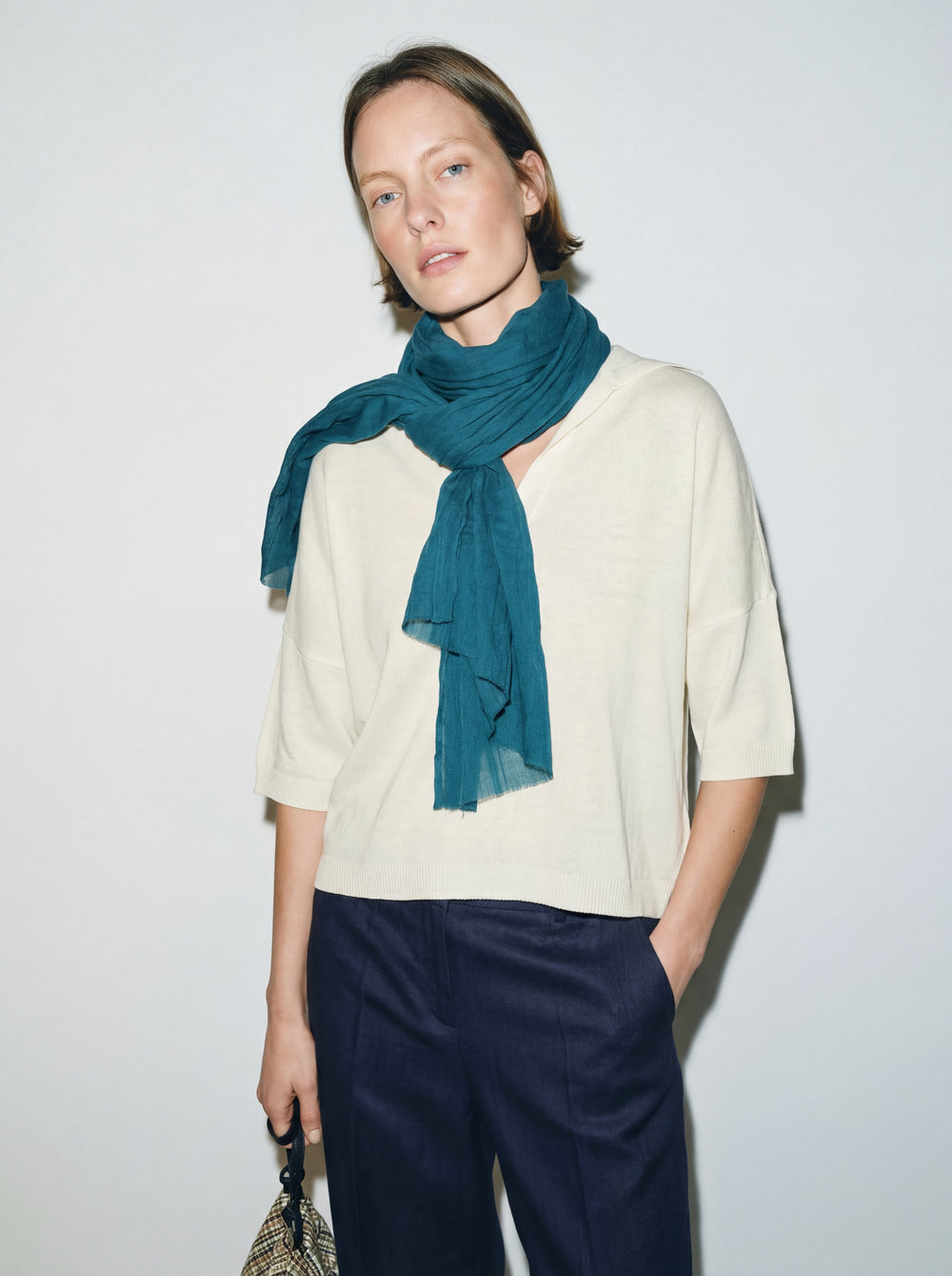 SEA BLUE ORGANIK PAMUK EL BOYAMA SAL