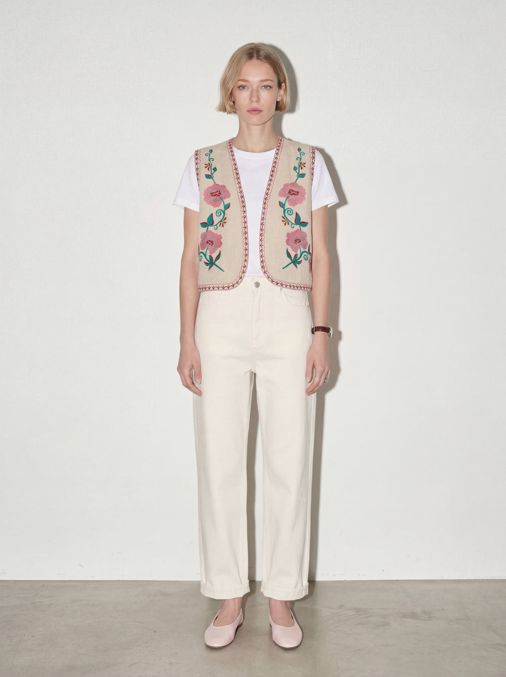 ROSE NAKIS DETAYLI YELEK