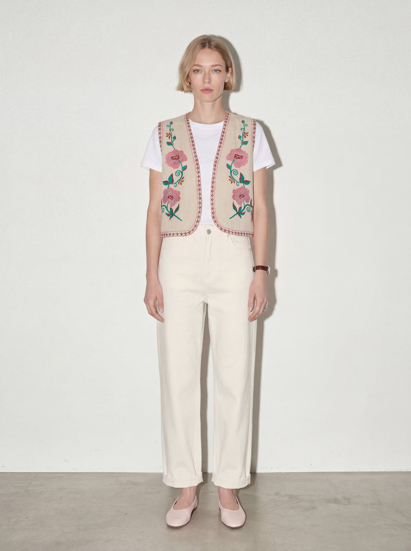 ROSE NAKIS DETAYLI YELEK