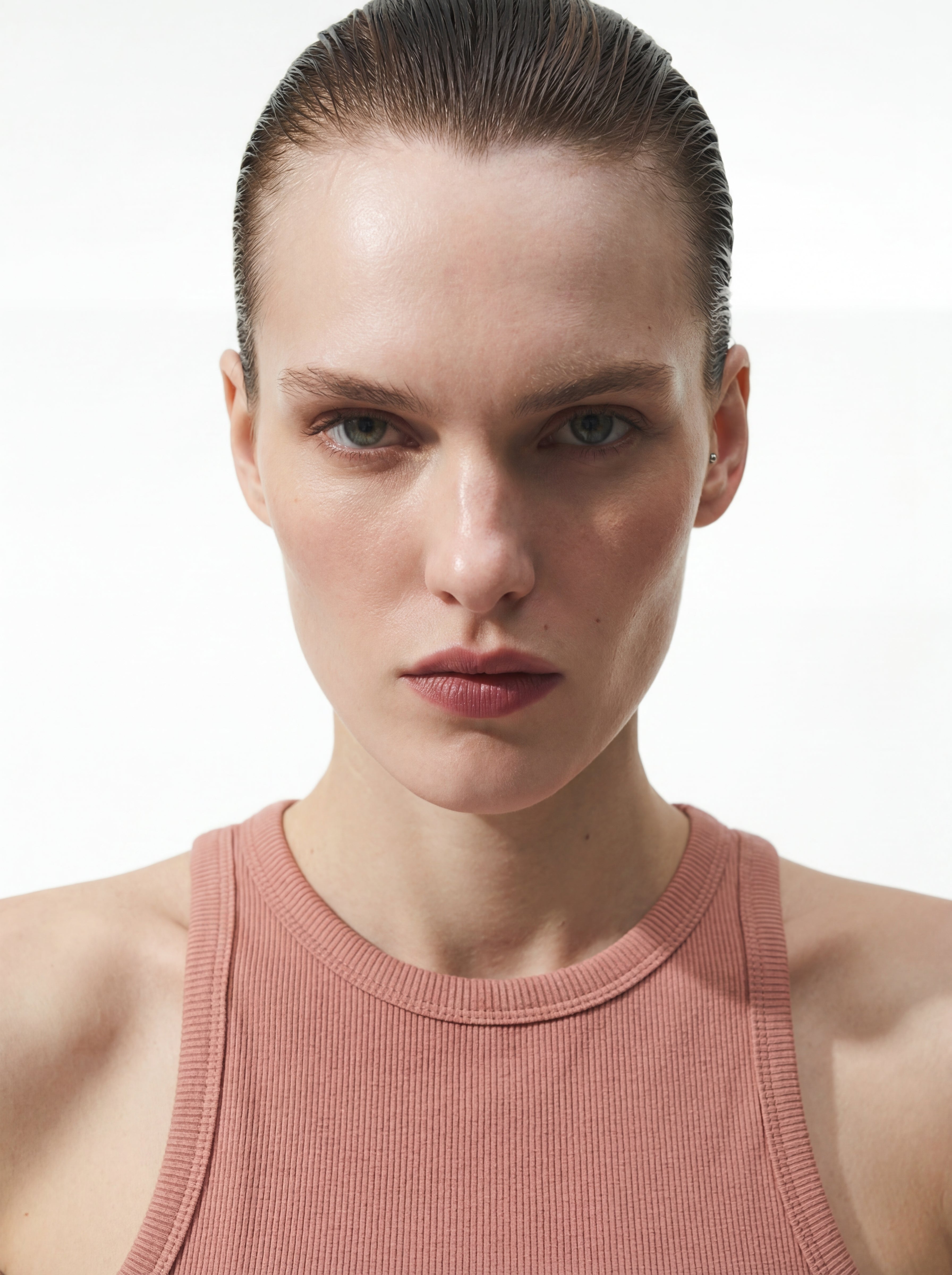 HALTERNECK CROP TOP ROSE