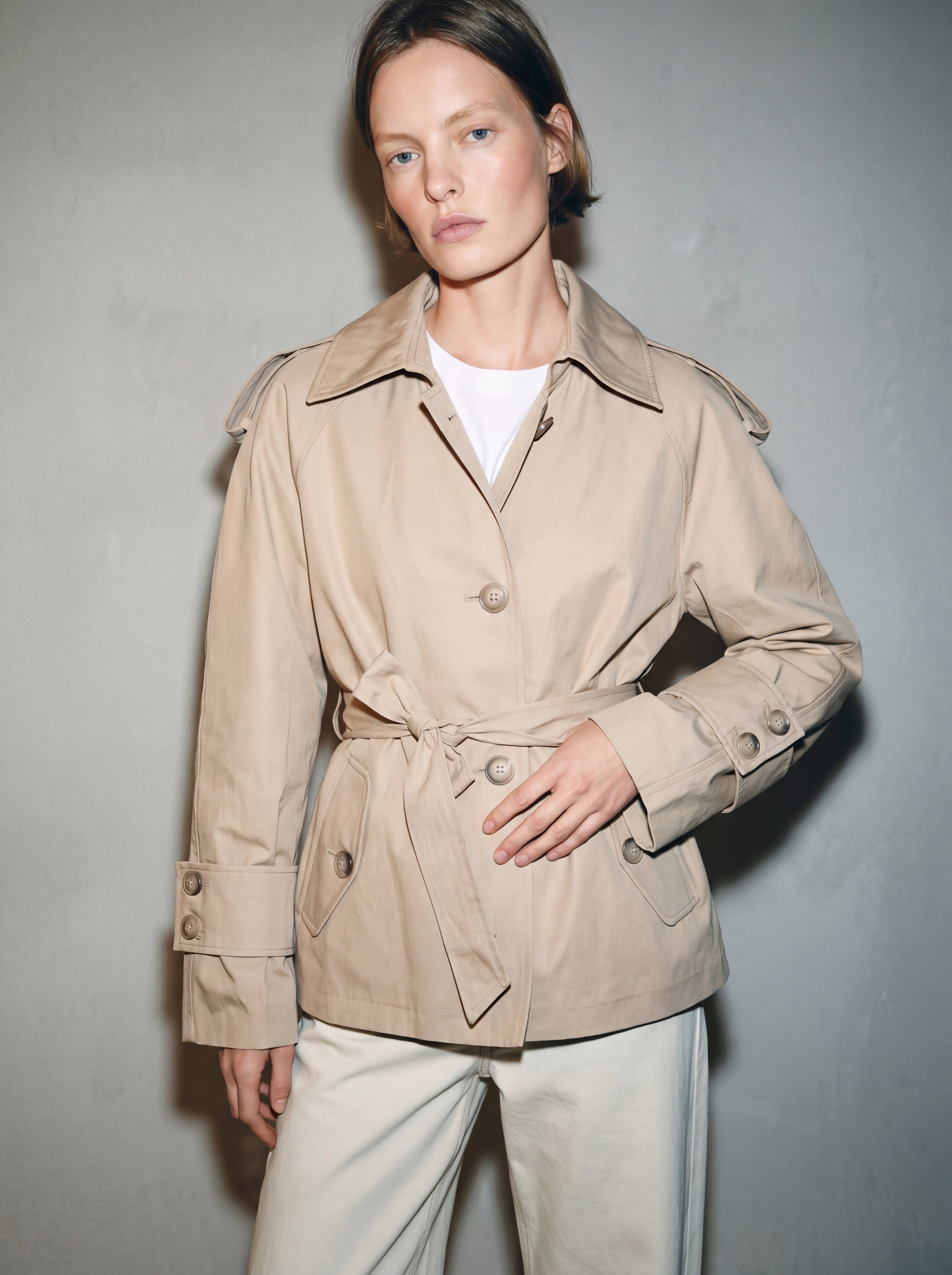 KEMERLI TRENÇKOT VIZON