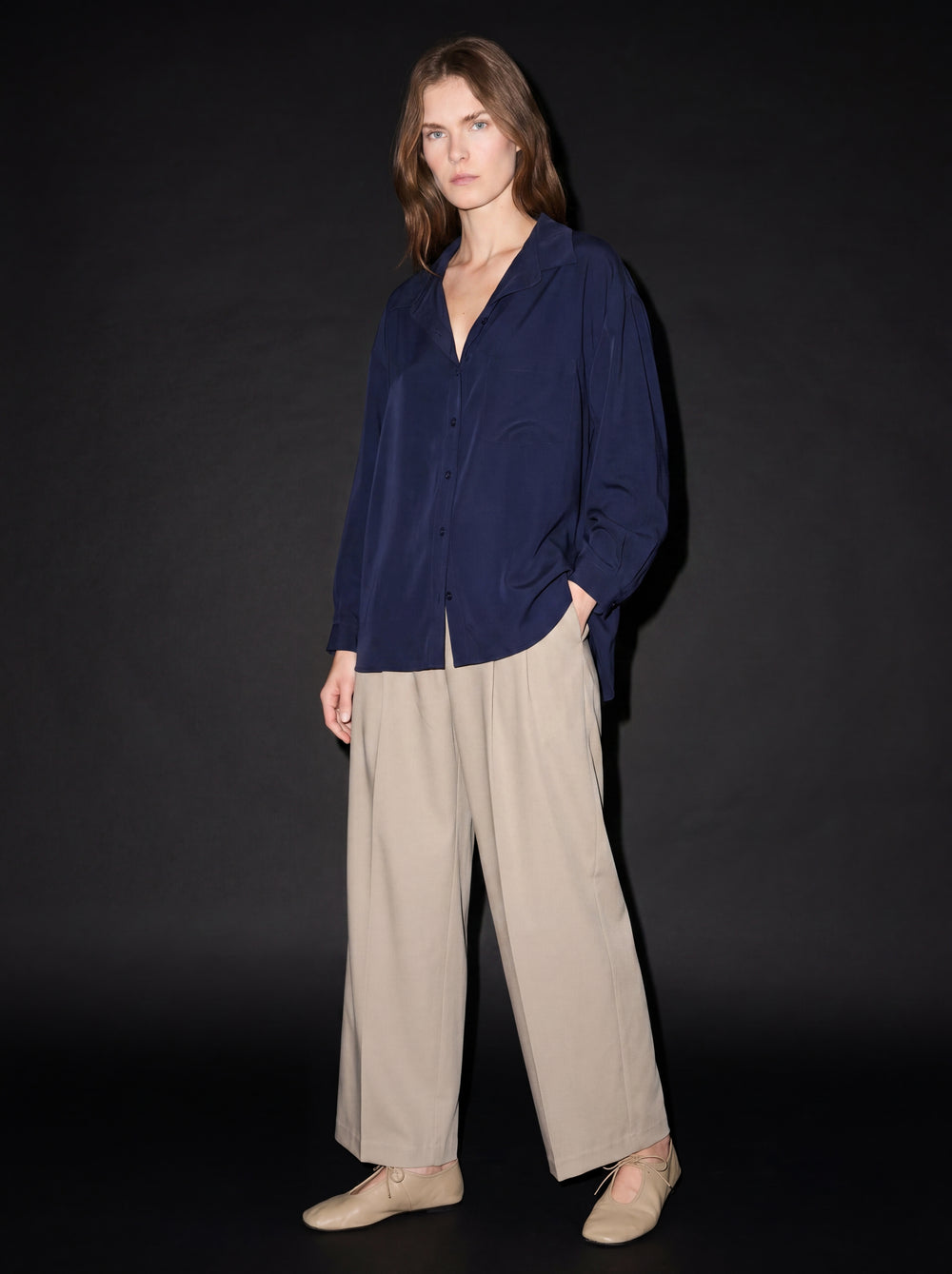 FLOWER POCKET TENS SHIRT RASPBERRY