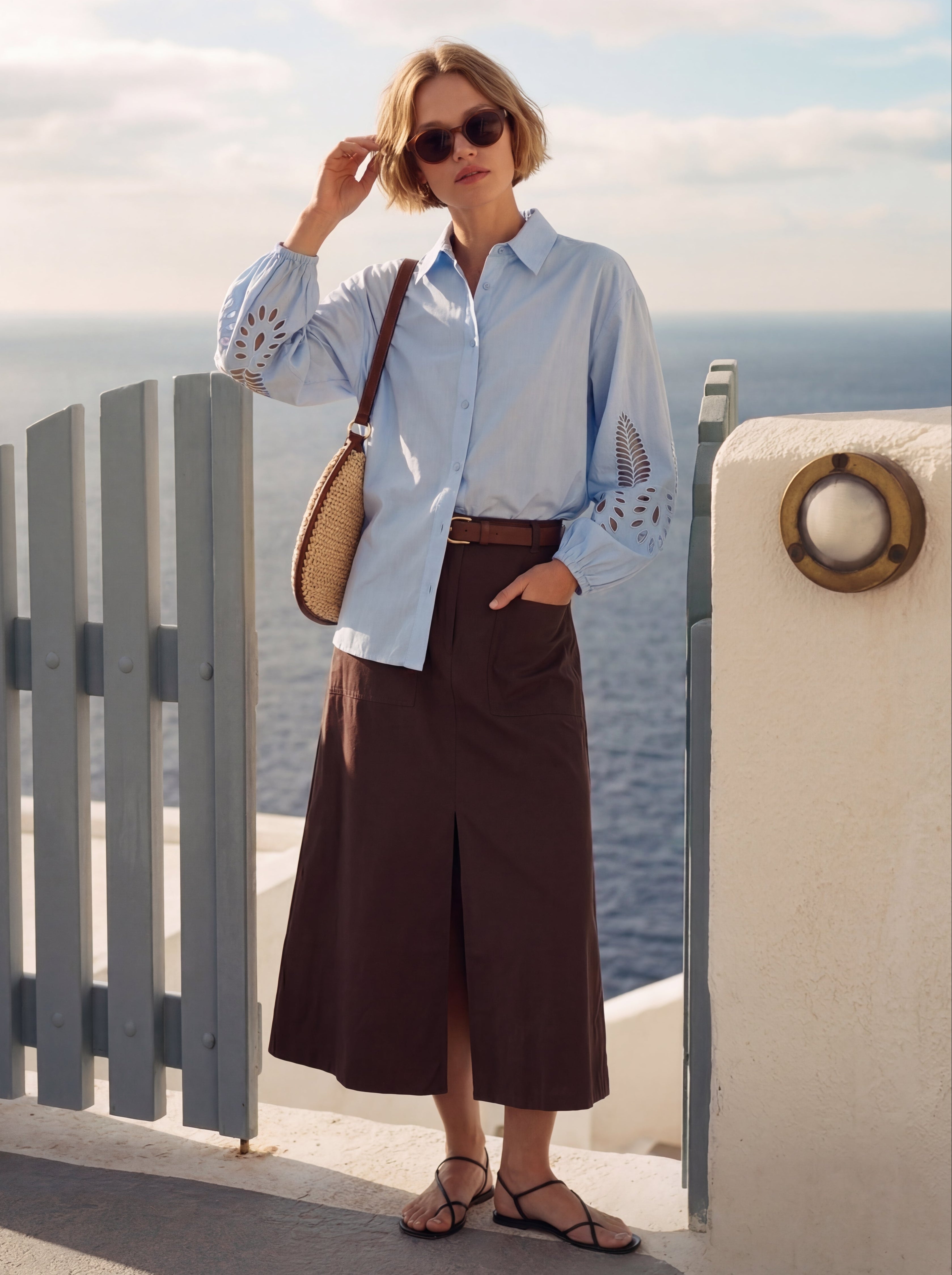 HELOISE DELIK ISI BLUZ MAVI