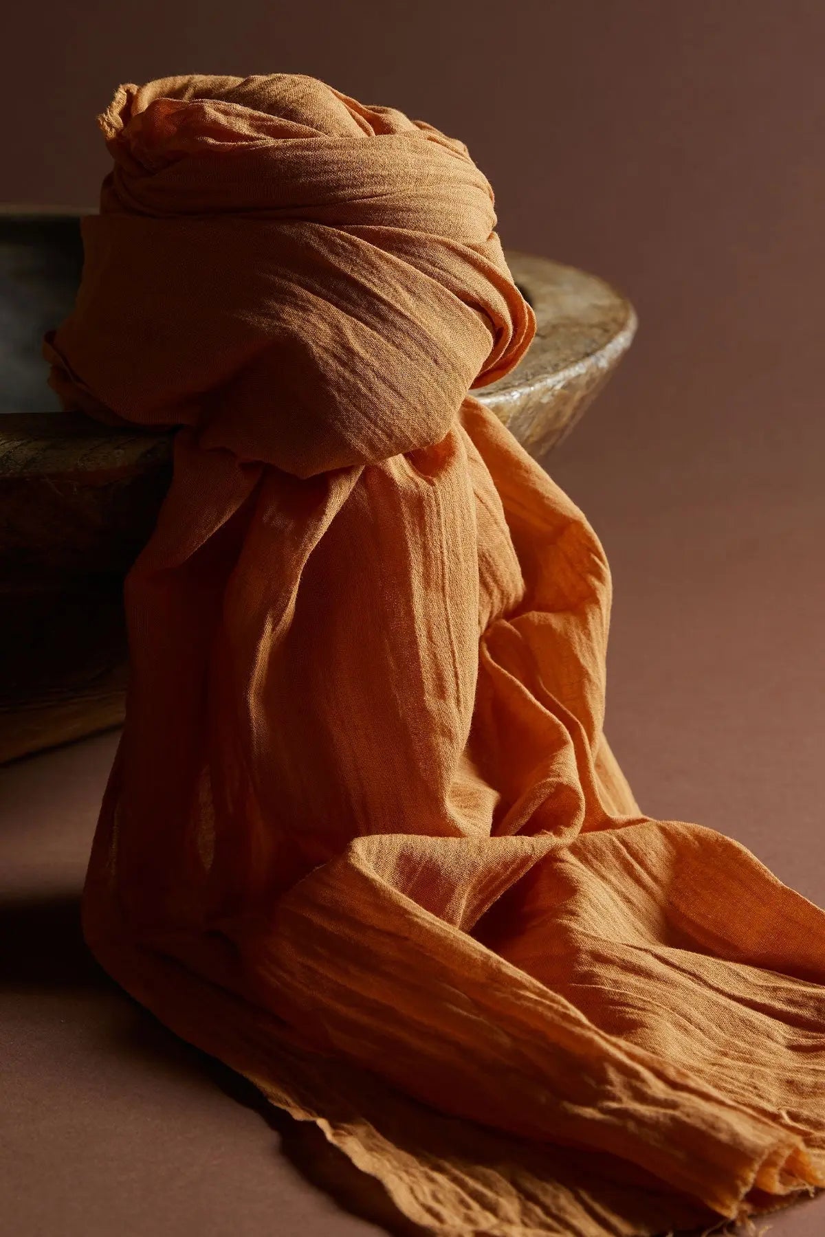 Organik Pamuk El Boyama al Orange HARMONIOUS